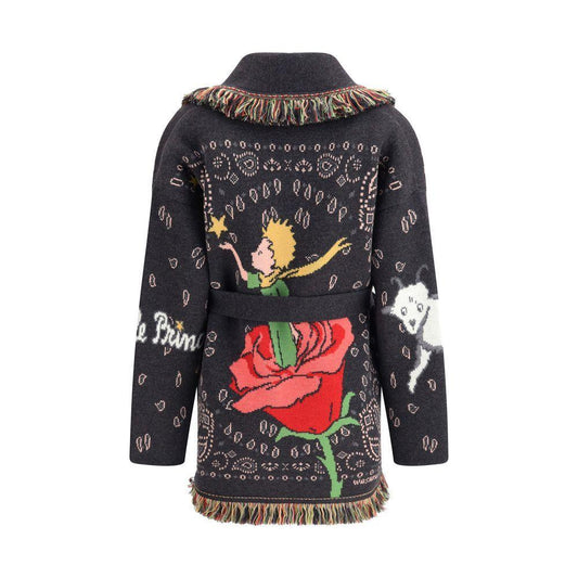 Alanui The Little Prince Cardigan AL-LWHB064E25KNI00G0784CHARCOAL-M