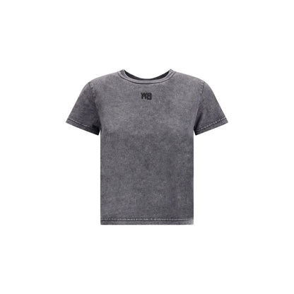 Alexander Wang Gray Cotton T-Shirt