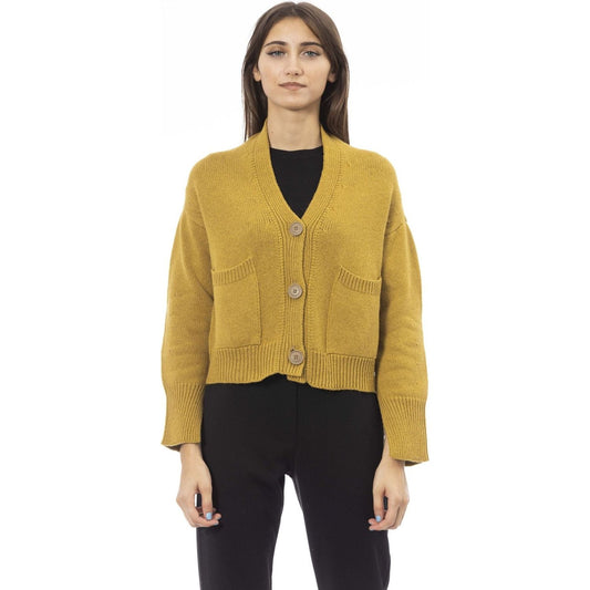 Alpha Studio Sweaters AD8631EE_9002SENAPE:401279