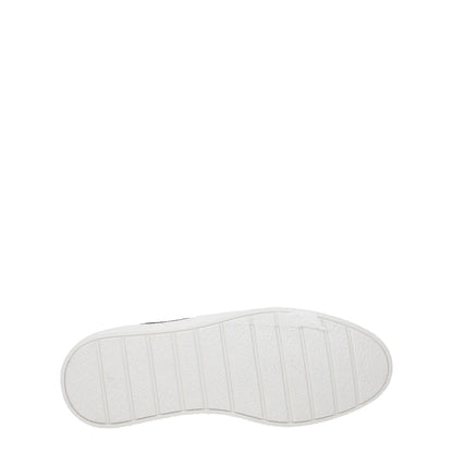 Sole view of Ami Paris Black Fabric Low Top Sneakers with rubber sole and mid heels.