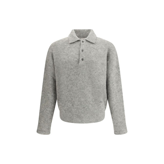 Ami Paris Wool Polo Sweater AM-HPL405KN0021050-S