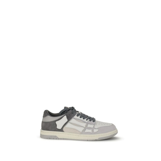 Amiri Distressed Skel Top Low Sneakers AM-AMFOSR1168DARKGREY-EU40/US7