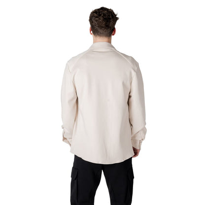 Antony Morato Cream Cotton Sweatshirt
