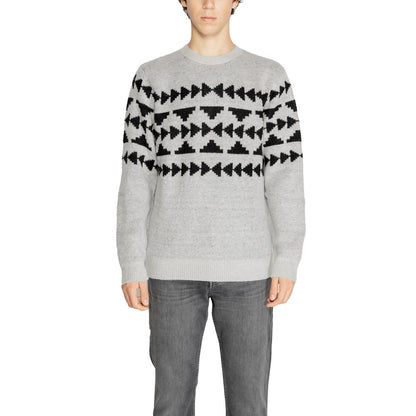 Antony Morato Gray Marabou Sweatshirt