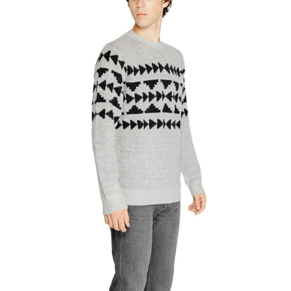 Antony Morato Gray Marabou Sweatshirt