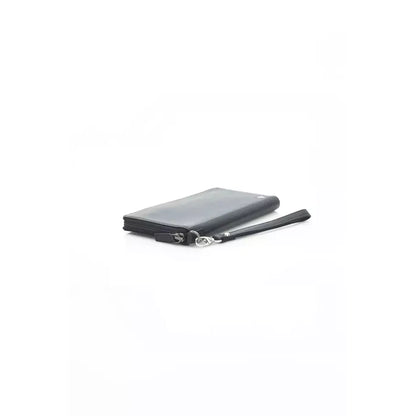 Automobili Lamborghini Black Calfskin Men Wallet