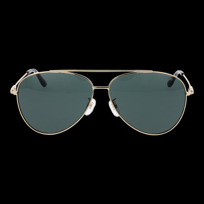 Stylish BMW MOD. BW0045-H 6232N aviator sunglasses for men with sleek gold frame and dark lenses.