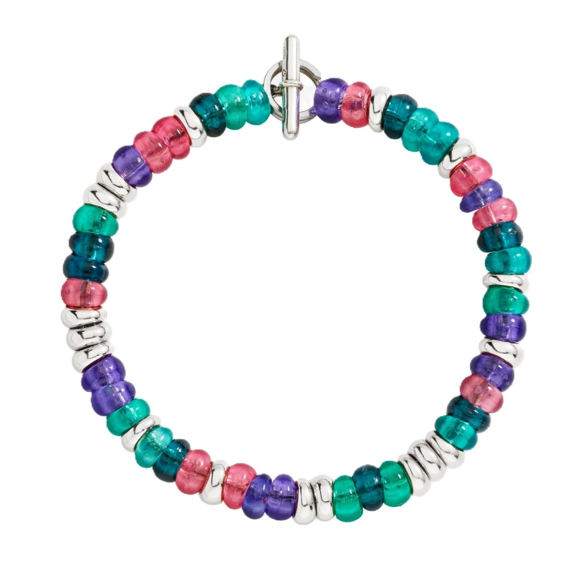Colorful beaded bracelet - BRACCIALI DODO MOD. DBC5004RONDEVI0AGM