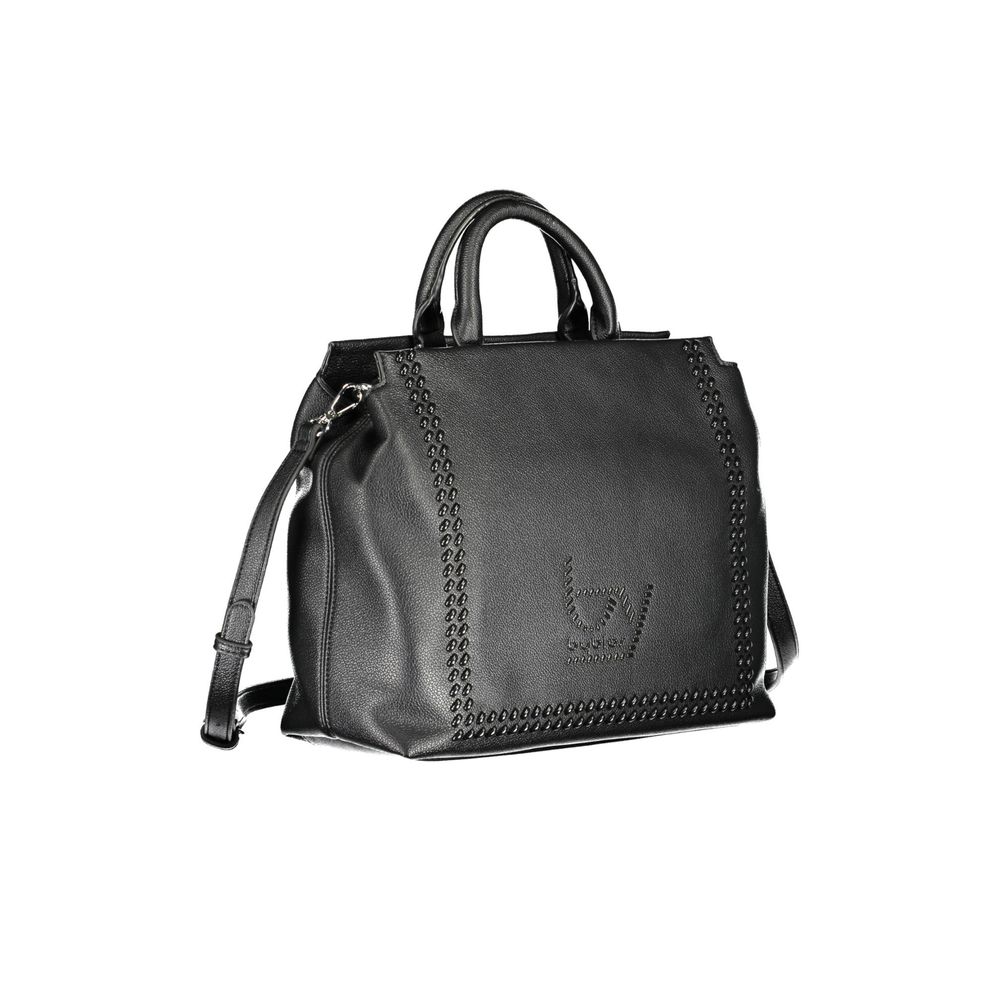 BYBLOS Black Polyurethane Women Handbag
