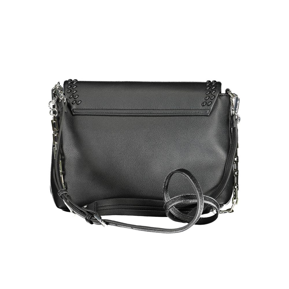 BYBLOS Black Polyurethane Women's Shoulder Bag BYBLOS