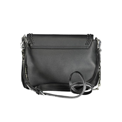 BYBLOS Black Polyurethane Women's Shoulder Bag BYBLOS