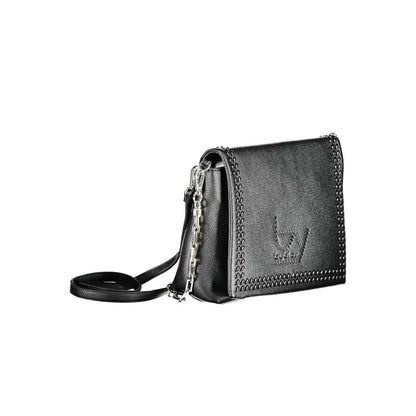 BYBLOS Black Polyurethane Women's Shoulder Bag BYBLOS
