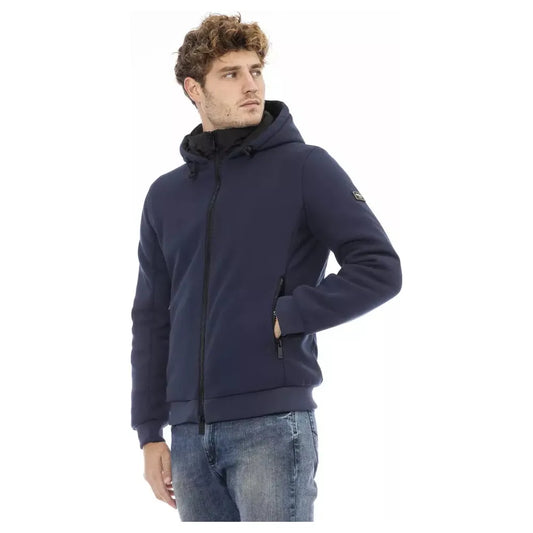Baldinini Trend Blue Polyester Men Jacket BA-23718-M-FBB-297