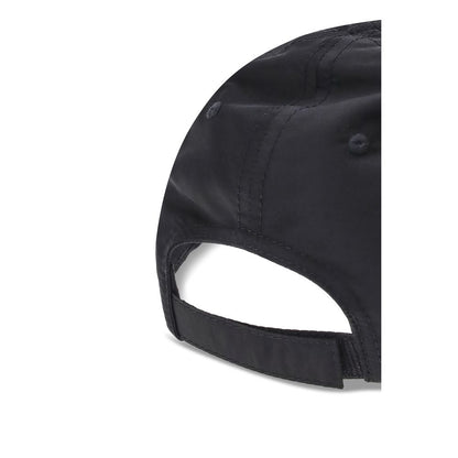 Balenciaga Black Cotton Cap (Baseball Hat)