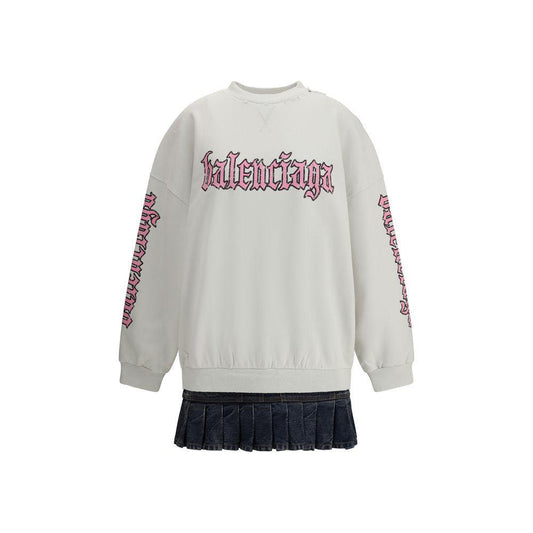 Balenciaga Sweatshirt Dress with logo BA-838718TSVW59012-4