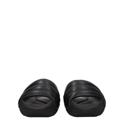 Balmain Black Leather Slippers featuring open toe design, mid heels, and rubber soles, with side logo. Style: Casual, MPN: VL299LPQP0PA