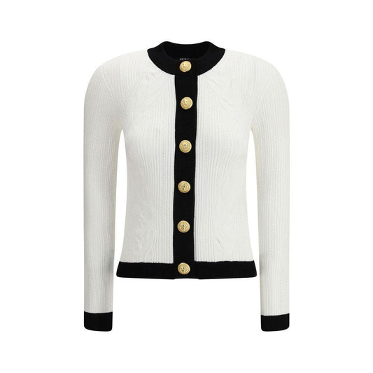 Balmain Contrast trim Cardigan BA-FF1KL191KI64GAB-IT40 | M