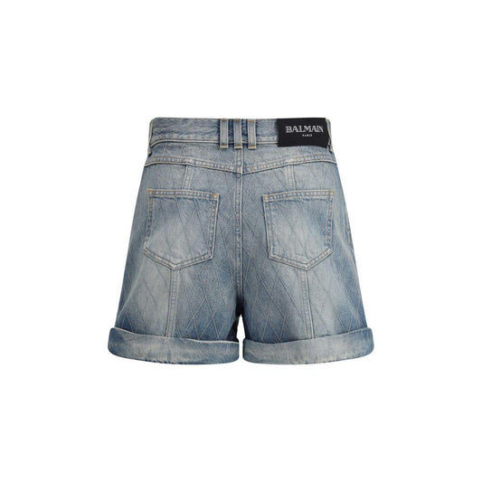 Balmain Denim Shorts BA-FF1MA155DF796FC-34
