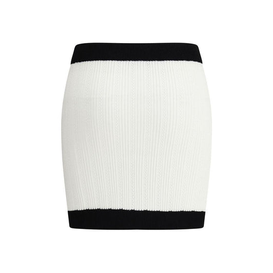 Balmain Knit mini Skirt BA-FF1LB039KI64GAB-IT40 | M