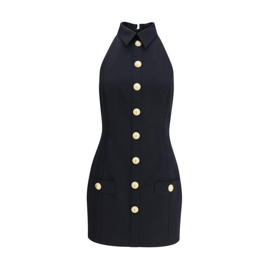 Balmain Sleeveless Short Dress BA-FF1R5131WC090PA-IT38 | S