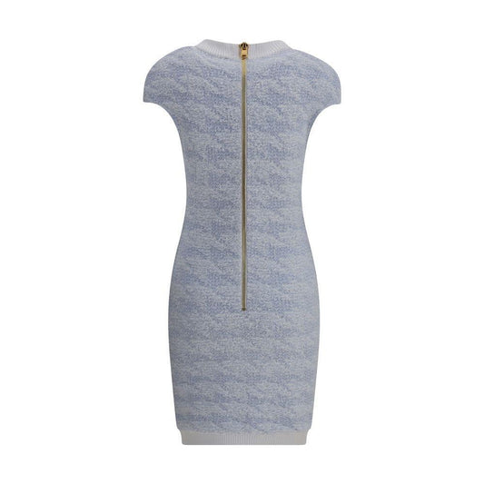 Balmain Stretch midi Dress BA-FF1R6136KI72SOM-34