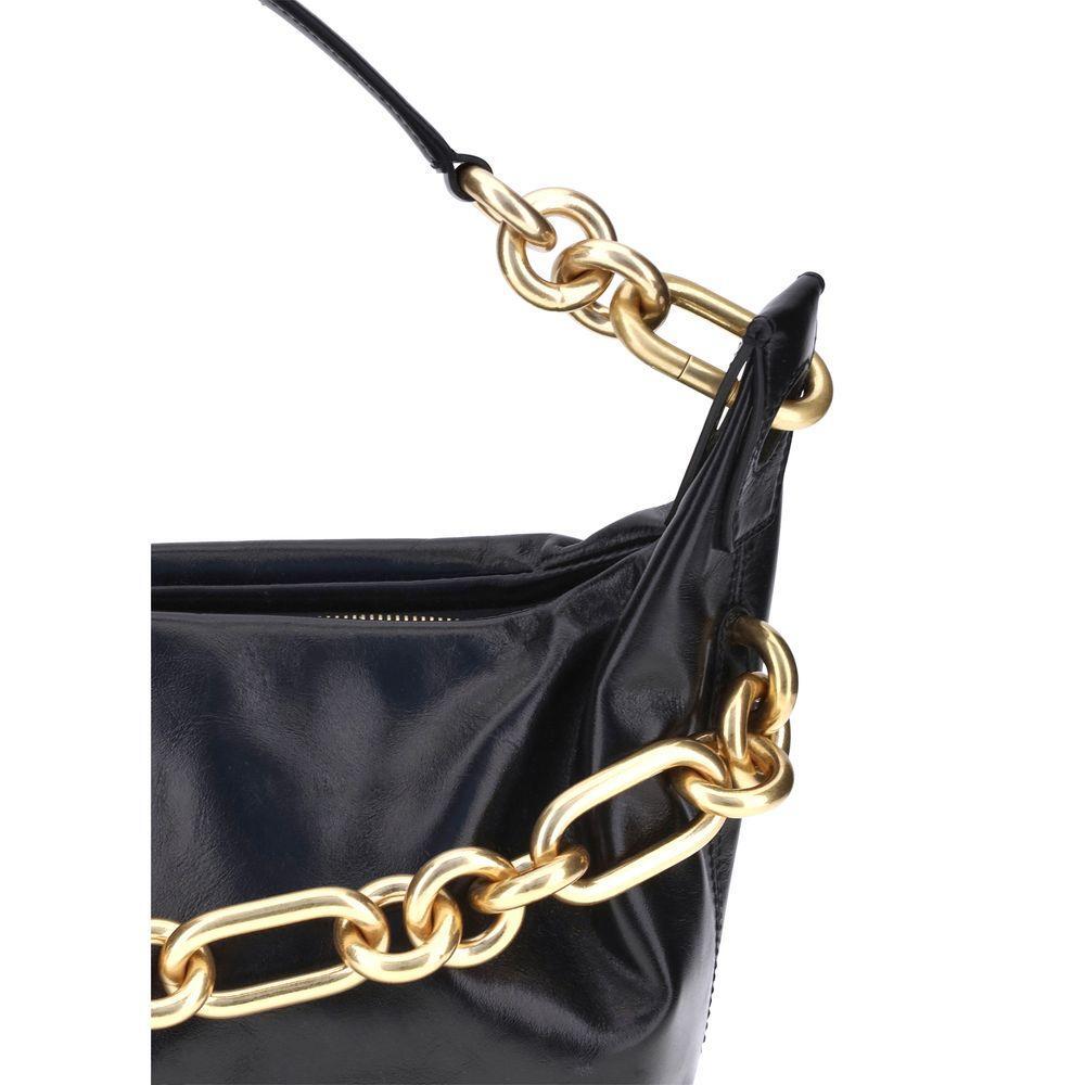 Front view with bag zipped and handles upright.
