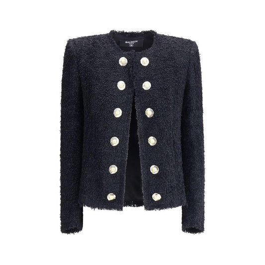 Balmain Tweed Spencer Jacket BA-FF1SM508XC670PA-IT36 | XS