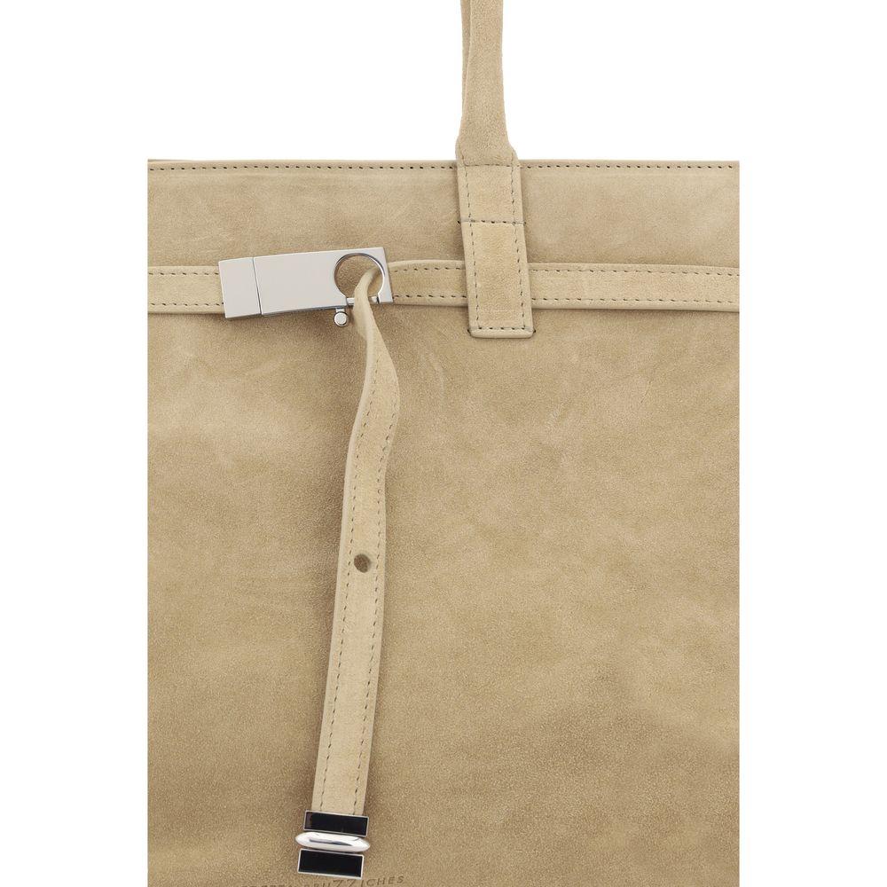 Benedetta Bruzziches Beige Calf Leather Bos Taurus Shoulder Bag