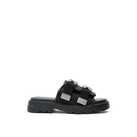 Bottega Veneta Black Cotton Slipper BO-10137676-EU43/US10