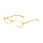 Bottega Veneta Yellow Acetate Frames fashionable eyewear with durable acetate material and 53/17/140 mm dimensions.