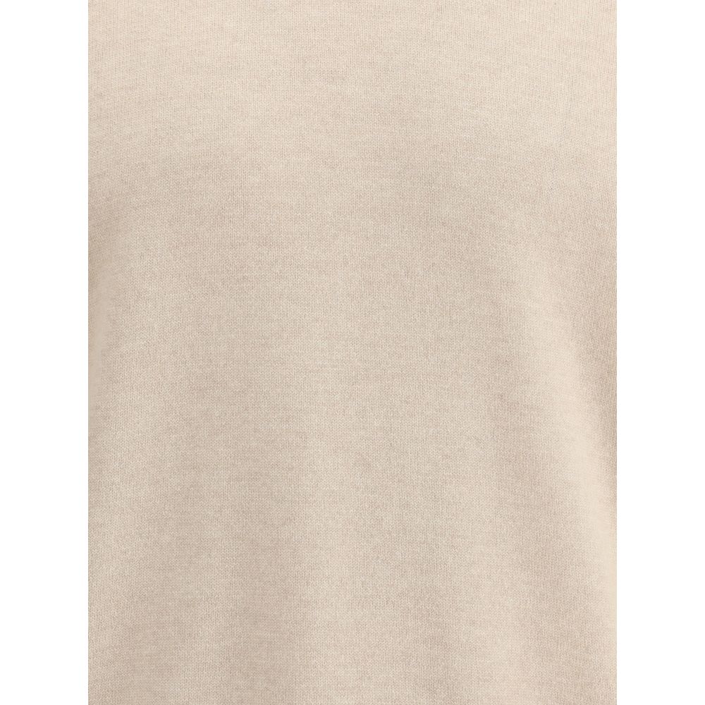Brunello Cucinelli Beige Cashmere Cashmere Sweater