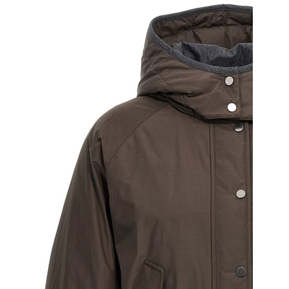 Brunello Cucinelli Coats Brown