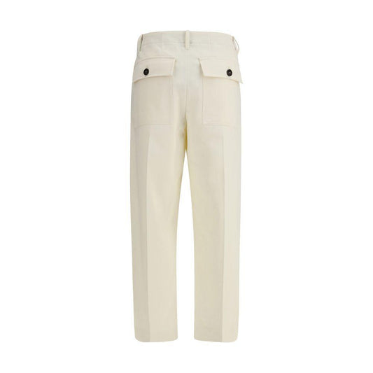 Brunello Cucinelli Cotton Pants BR-MP142P8978C1101-IT44 | L