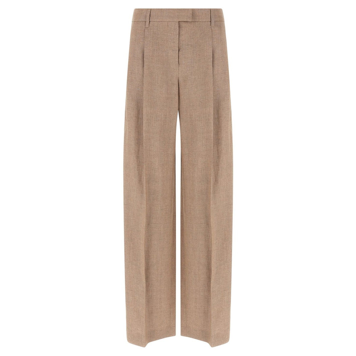 Brunello Cucinelli Multicolor Linen Flared Pants