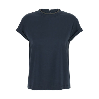 Brunello Cucinelli T-shirts and Polos Blue