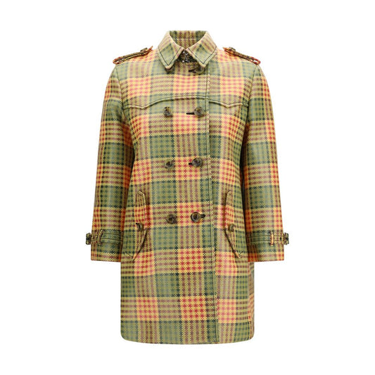 Burberry Multicolor Polyester Trench Coat