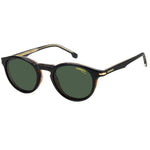 CARRERA MOD. CA 297_CS unisex sunglasses with round black frames and green lenses