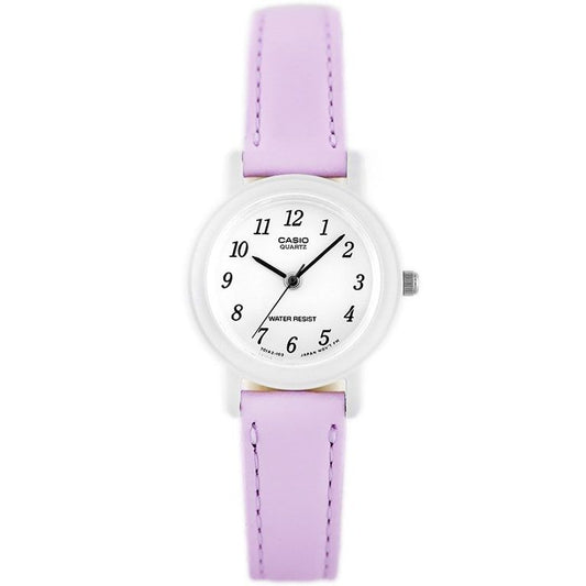 CASIO COLLECTION Mod. POP LADY. LEATHER - PASTEL VIOLET WATCHES