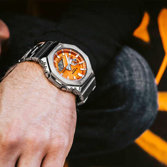 CASIO G-SHOCK Mod. OAK G-STEEL VIVID ORANGE WATCHES