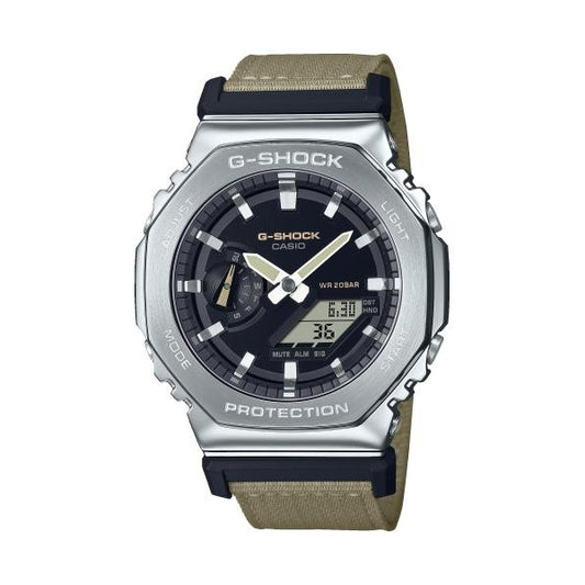 CASIO G-SHOCK Mod. OAK METAL COVERED - UTILITY SERIE KHAKI BEIGE WATCHES