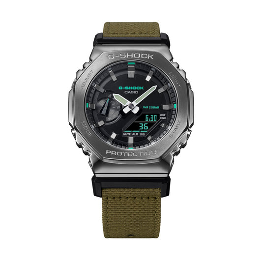 CASIO G-SHOCK Mod. OAK METAL COVERED - UTILITY SERIE KHAKI GREEN WATCHES