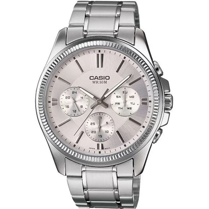 CASIO Mod. DAY DATE MULTIFUNCTION - ARGENT WATCHES