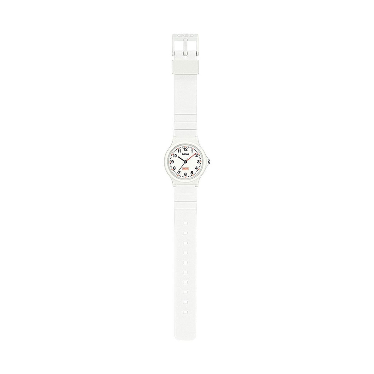 CASIO TIMELESS COLLECTION Mod. POP - BIO RESIN STRAP - WHITE ladies' wristwatch with quartz movement and mineral dial.