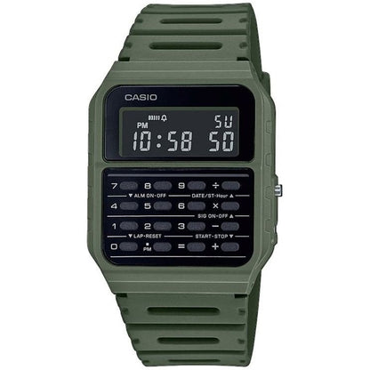 CASIO VINTAGE Mod. CALCULATOR EDGY COLLECTION - GREEN WATCHES