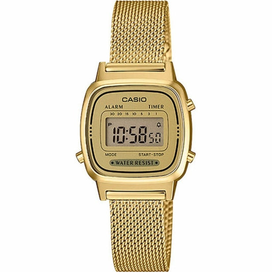 CASIO VINTAGE Mod. ICONIC MINI STEEL - GOLD MESH WATCHES
