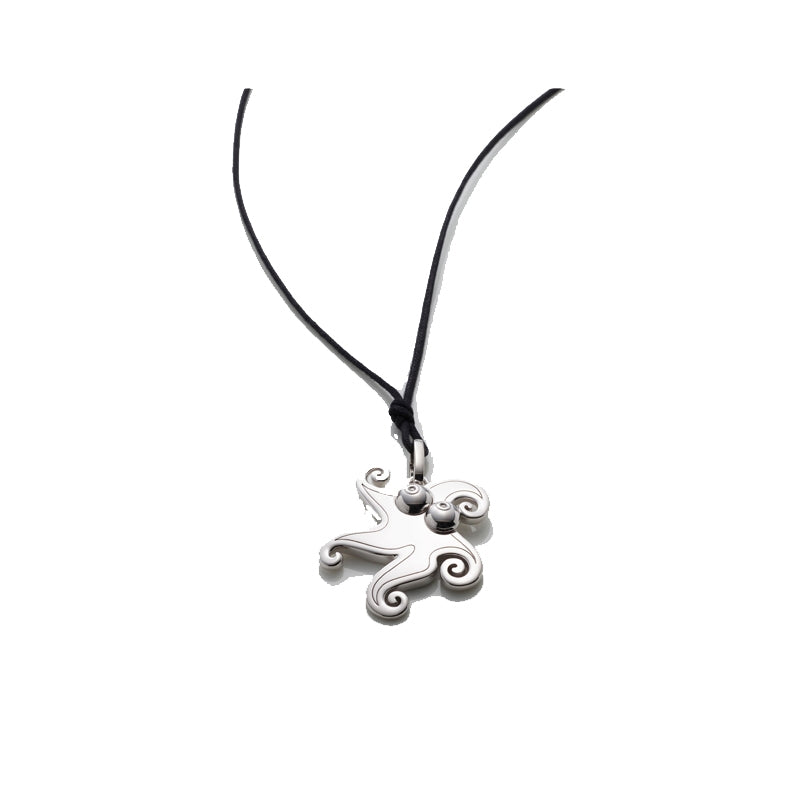 CHARMS CHANTECLER MOD. 35595 pendant on black cord necklace