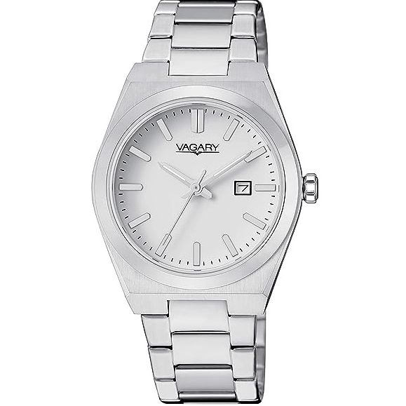 CITIZEN VAGARY MOD. IU3-118-11 men's silver watch with a stainless steel bracelet