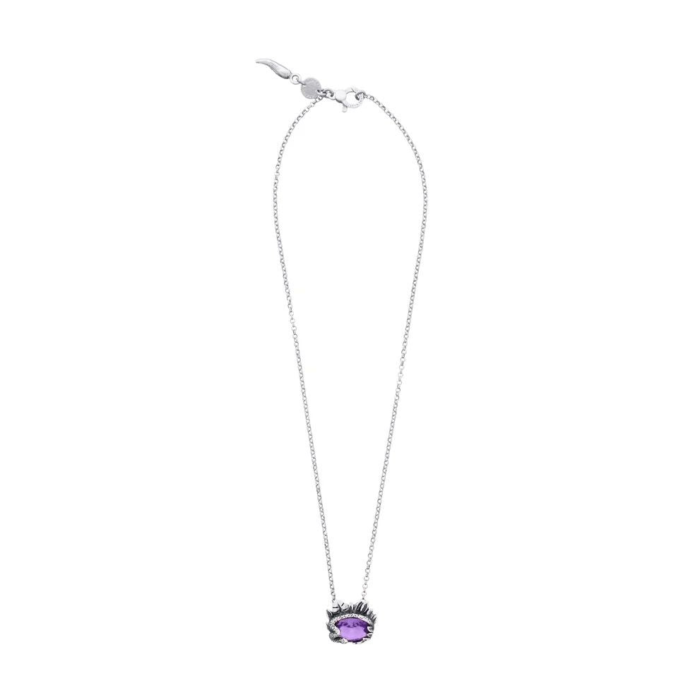 Elegant purple stone necklace - COLLANE RASPINI MOD. 12088