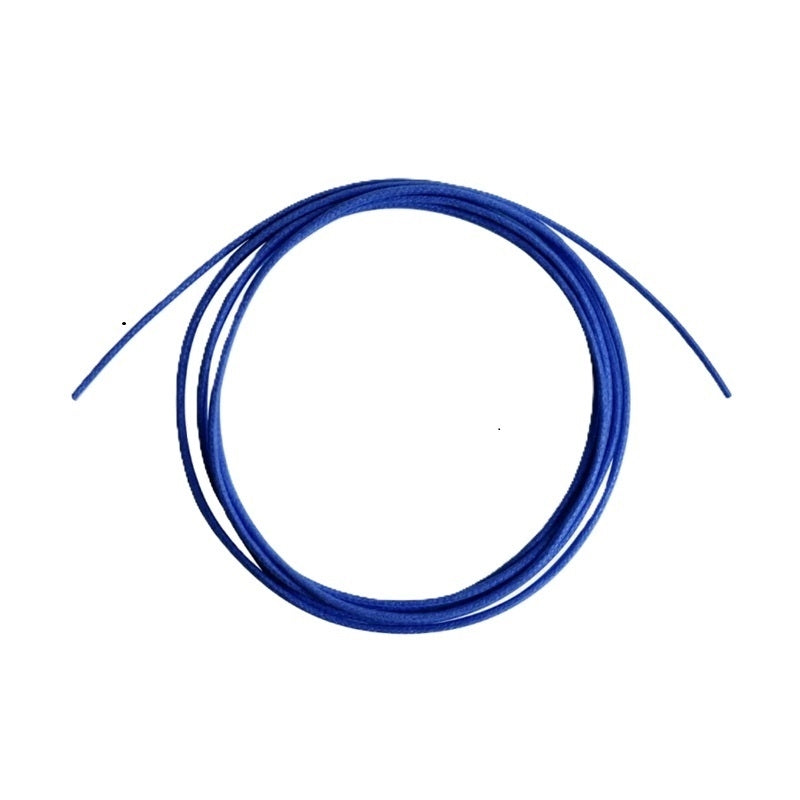 Blue cord product, CORDINI E SIGILLI DODO MOD. DDA6005CORDSRY2AG, coiled in a circle.