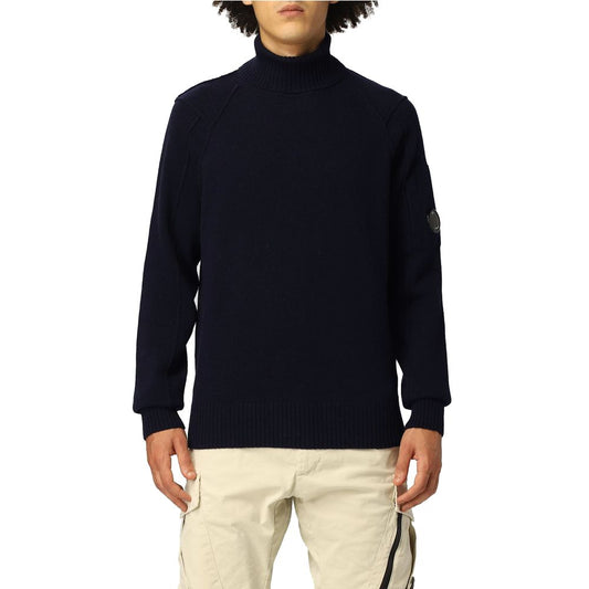 C.P. Company Blue Wool Sweater CP-14786-IT46 | S
